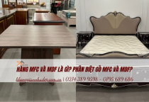 Hàng MFC và MDF là gì? Phân biệt gỗ MFC và MDF 