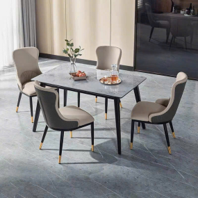 BÀN ĂN MẶT ĐÁ KẾT HỢP GHẾ MÃ 159