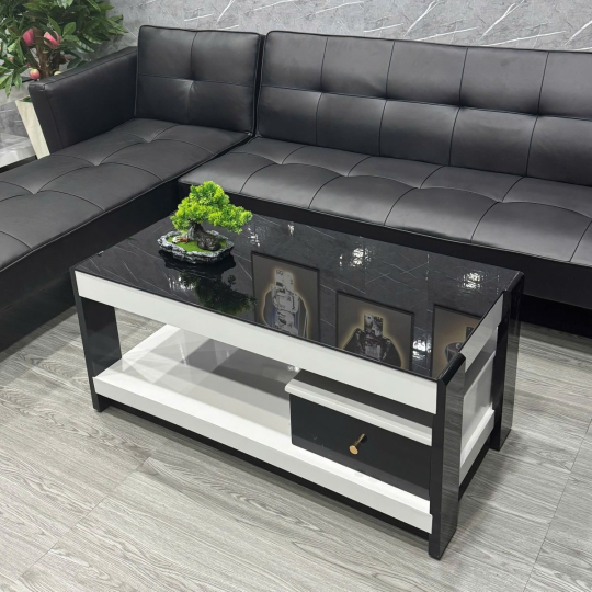Bàn Trà Sofa Mặt Đá Có Hộc Kéo Hiện Đại - BT28